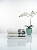 Premium Black Embroided Towel